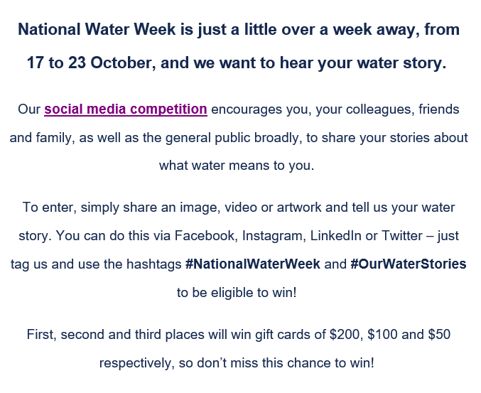 National Water Week